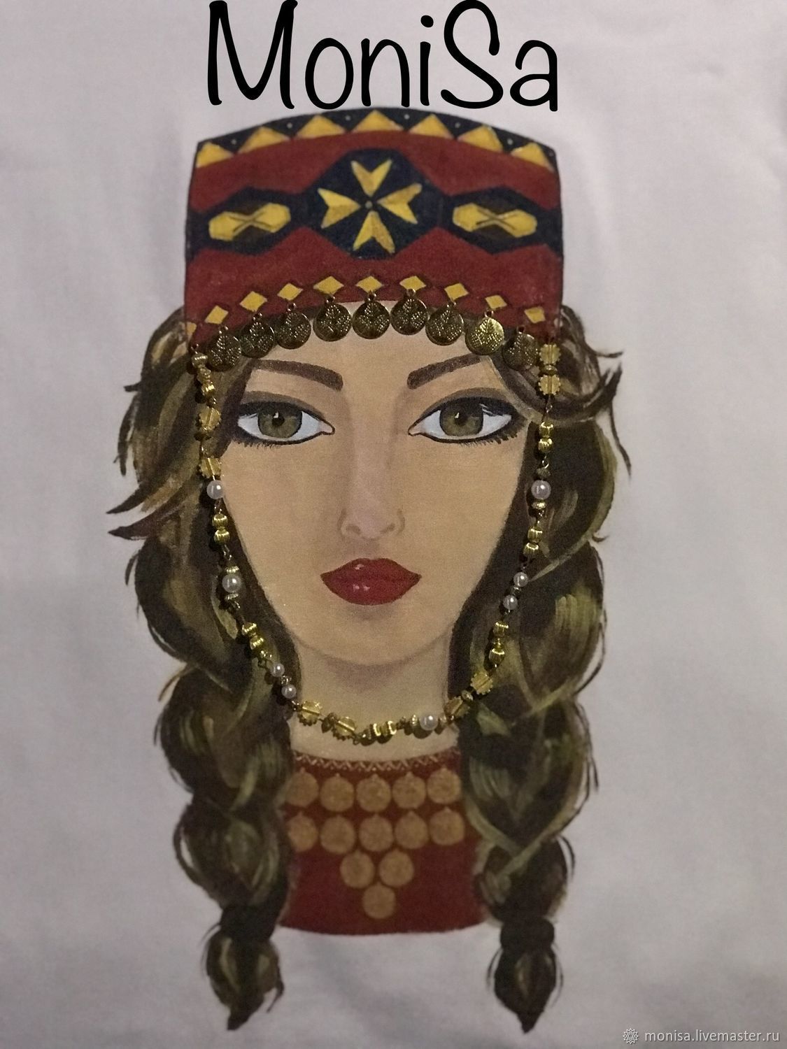 Армянка национальном костюме арт