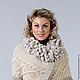 Заказать Вязаный жакет кардиган с воротником-снуд - хит сезона 2016. Cashmere Francesca. Ярмарка Мастеров. . Кардиганы Фото №3