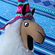 Счастливая лама, натуральный мех, Перу. Мягкие игрушки. Vintage-love. Интернет-магазин Ярмарка Мастеров.  Фото №2
