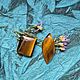 Тигровый глаз кабошоны. Кабошоны. Gems for Art (Indianstones). Ярмарка Мастеров.  Фото №6