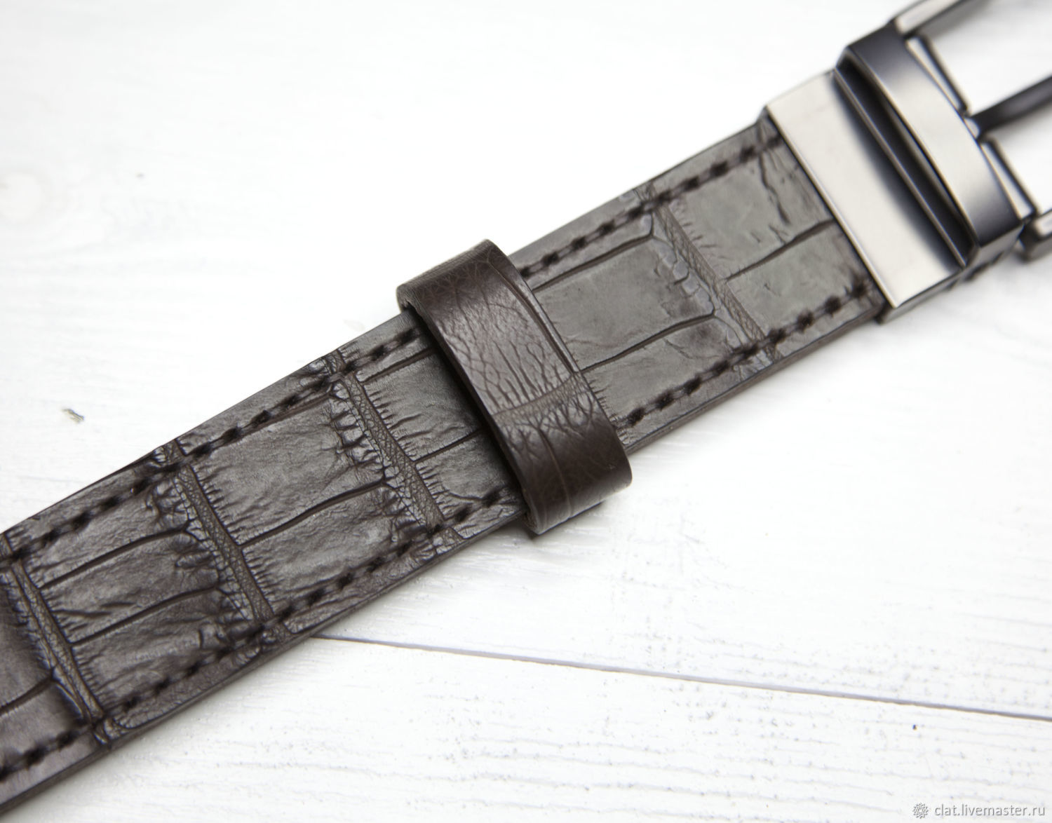 Купить В Москве Мужской Ремень Крокодил Оригинал