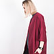 Dress shirt in burgundy color. Dresses. Alena Vishnyakova. My Livemaster. Фото №6