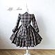 Школьное Платье " София 2" из костюмной клетки. Школьная форма. Little___dress. Ярмарка Мастеров.  Фото №4