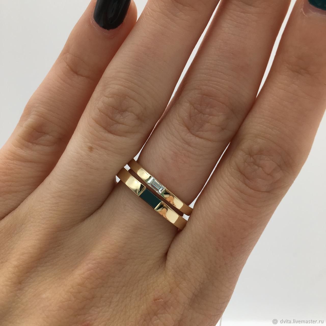 Роскошные обручальные кольца. Черный и белый бриллиант в интернет-магазине Ярмарка Мастеров по цене 137500 ₽ – LAA1WRU