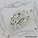 Ring from the series 'Wedding rings-EXCLUSIVE' silver, Topaz. VIDEO, Rings, St. Petersburg,  Фото №1