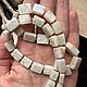 Бусы из беломорита «Белое море». Бусы. gemstone. Ярмарка Мастеров.  Фото №5