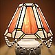 Lavender Fairy. Stained glass Lamp with Quartz. Table lamps. Glass Flowers. Online shopping on My Livemaster.  Фото №2