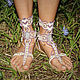 Magiс shoes - макраме бохо обувь с лунным камнем, Обувь, Феодосия,  Фото №1