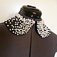 Removable collar XS white beads, Collars, Moscow,  Фото №1