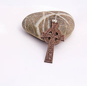 Украшения handmade. Livemaster - original item Wooden celtic cross of American walnut. Handmade.
