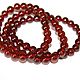 Гранат 7,4мм браслет (25 бусин). Бусины. Beads. Ярмарка Мастеров.  Фото №5