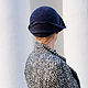 Order Hat Cloche Black sea. EDIS | дизайнерские шляпы Наталии Эдис. Livemaster. . Hats1 Фото №3