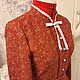 Платье из теплого хлопка ( стиль а ля рус). Платья. Ольга (butikromantika). Ярмарка Мастеров.  Фото №5