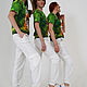 Order Pantalones cargo mujer lino blanco. Bykovskaya Lyudmila. Livemaster. . Pants Фото №3