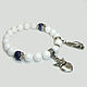 Bracelet with pendants of mother of pearl and lapis lazuli ' Dreams of the future», Bead bracelet, Moscow,  Фото №1