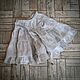 Petticoat skirt made of magpie melange linen (length 63cm). Skirts. pugovkino delo (Pugovkino-delo). Ярмарка Мастеров.  Фото №5