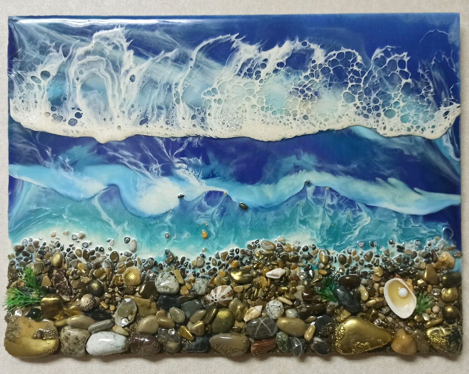 Картина море своими руками