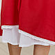 Red linen dress with cotton lace. Dresses. molinialife. My Livemaster. Фото №6