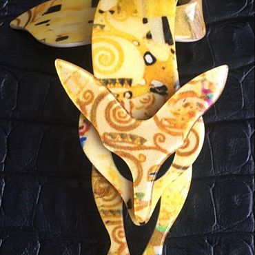 Винтаж ручной работы. Ярмарка Мастеров - ручная работа Винтаж: Брошь лиса Lea Stein. Handmade.
