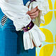 Шелковая блузка с жемчугом. Блузки. Таня Снеж-Лебедева. Ярмарка Мастеров.  Фото №6