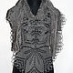 Сумеречная шаль "Вздох ноября". Шали. IRINA GRUDKINA Handmade Knitwear. Ярмарка Мастеров.  Фото №9