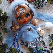 Куклы и игрушки handmade. Livemaster - original item Articulated doll:Blythe custom doll.OOAK.Winter Russian.. Handmade.