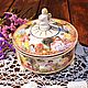 CAPODIMONTE.Vintage Italian jewelry box with angels, Vintage caskets, Trier,  Фото №1