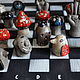 Заказать Шахматы керамические ручной работы "Психодел". Fortochka ceramica. Ярмарка Мастеров. . Шахматы Фото №3