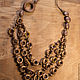 Multi-row beads of wood 'Samara'. Necklace. BijouSiberia. Online shopping on My Livemaster.  Фото №2