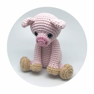 Поросенок амигуруми крючком | Hi Amigurumi