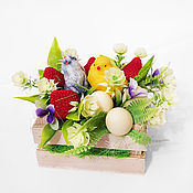Косметика ручной работы handmade. Livemaster - original item Soap composition Easter handmade hare chicken eggs buy. Handmade.
