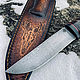 Knife made of Damascus steel 'Fox'. Knives. zlathunter. Online shopping on My Livemaster.  Фото №2