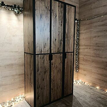 Шкаф в стиле Лофт из сосны. EasyLOFT - мебель лофт по вашим размерам. Мебель ручной работы - Ярмарка Мастеров Мебель ручной работы. Ярмарка Мастеров - ручная работа Шкаф в стиле Лофт из сосны. Handmade.