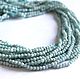 Ларимар 3мм нить 32см. Бусины. Beads. Интернет-магазин Ярмарка Мастеров.  Фото №2