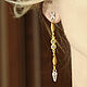 Винтаж: Позолоченные серьги 1928 Jewelry "Золотые спирали", Серьги винтажные, Москва,  Фото №1