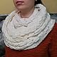 Снуд шарф "Белый", Шарфы, Севастополь,  Фото №1
