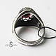 Order ring: Silver ring with garnet. Persian (persianjewelry) (persianjewelry). Livemaster. . Ring Фото №3