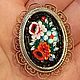 Винтаж: 50)брошь  . Италия . Микромозаика . Винтаж. Броши винтажные. madame_bijoux_france (Natalia6411). Ярмарка Мастеров.  Фото №4