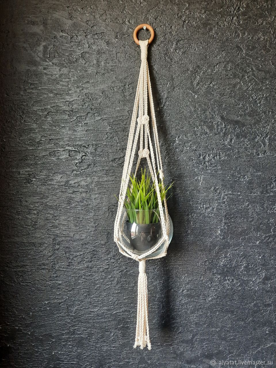 Подвес (кашпо) для цветов в интернет-магазине на Ярмарке Мастеров ...