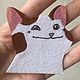 Брошь / значок из фетра pop cat, Значок, Воскресенск,  Фото №1