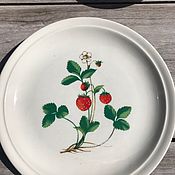 Винтаж handmade. Livemaster - original item Plate of fruit 