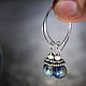Silver galaxy earrings made of glass lampwork 'Radiance'. Earrings. Diana Glass / Diana Anikeeva. My Livemaster. Фото №4