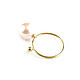 Gold-plated pearl ring,pink pearl ring 'Mystery'. Rings. Irina Moro. Online shopping on My Livemaster.  Фото №2