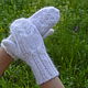 Mittens down 'White owl' women. Mittens. Down shop (TeploPuha34). Online shopping on My Livemaster.  Фото №2