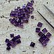Аметист кабошон квадрат. Кабошоны. Магазин цветных камней Скарн. Интернет-магазин Ярмарка Мастеров.  Фото №2