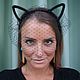Ободок с ушками и вуалью "Cat", Ободки, Санкт-Петербург,  Фото №1
