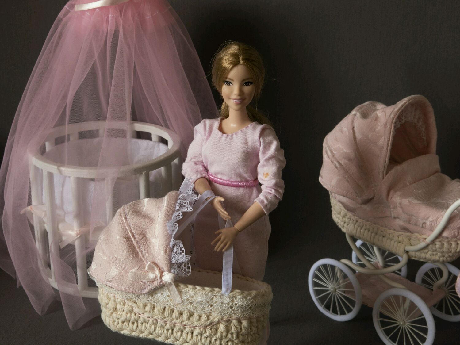 Люлька-переноска, колыбелька для миниреборна, 1:6 – купить онлайн на ...
