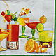 13pcs napkin decoupage bar food fruit martini cocktail print. Napkins for decoupage. materials for creative Anna Sintez. Online shopping on My Livemaster.  Фото №2