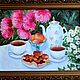  "Чай в саду". Картина маслом, Картины, Санкт-Петербург,  Фото №1