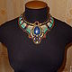 Egyptian necklace 'Ancient Egypt'. Necklace. Handmade jewelry - Ulyana Moldovyan. My Livemaster. Фото №6